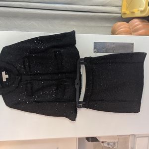 Bebe skirt suit black